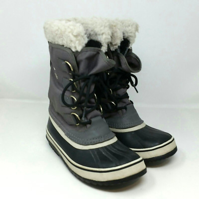 SOREL Carnival Winter Boots 1495-035 Gray Women's Size 6 Waterproof Snow Boots 