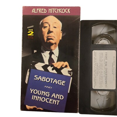 Alfred Hitchcock Take 2 Double Feature VHS Sabotage and Young And Innocent