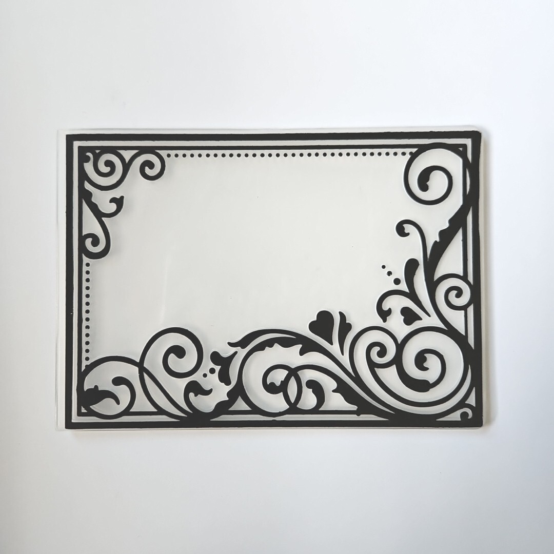FLOURISHES FRAME Embossing Folder 6