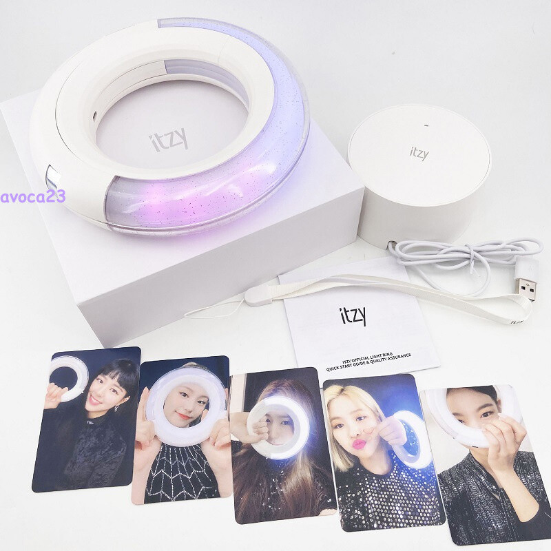 ITZY Official Light Ring Rainbow Light Stick Concert Fans Glow