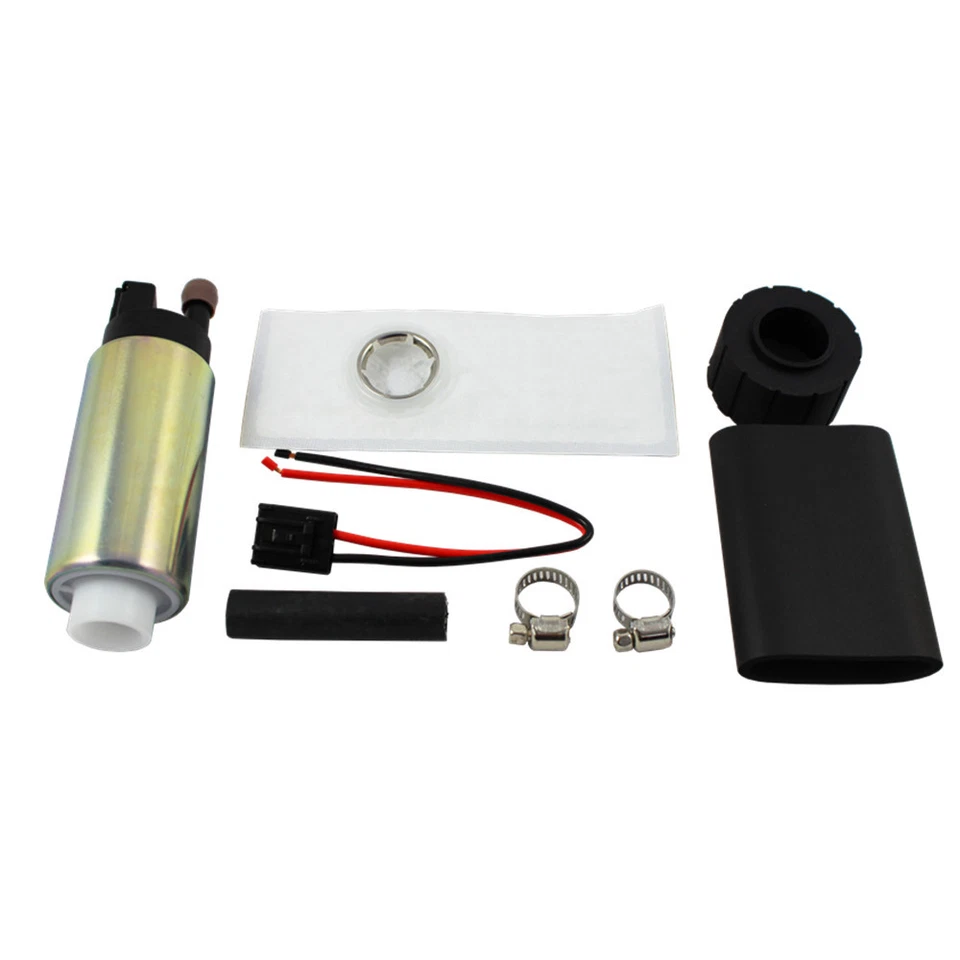 Bomba de combustible eléctrica de alto rendimiento y alta presión 255LPH en tanque y kit # 340 Foto 2 de 4