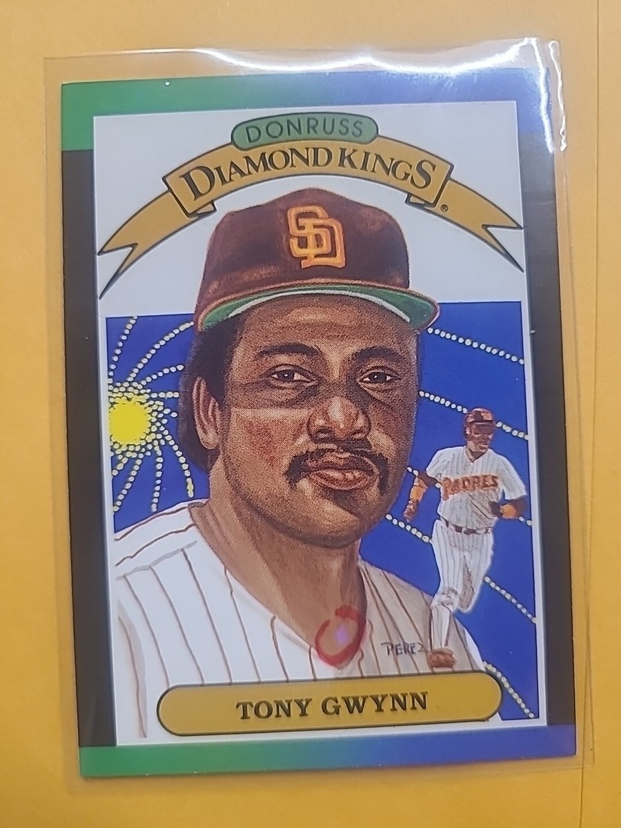 1989 Donruss - Diamond Kings #6 Tony Gwynn Error Ink Dot | eBay