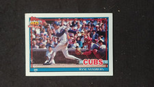 1991 Topps Baseball card # 740 Ryne Sandberg  ( EX to NM)