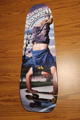 G&S Autographed Russ Howell Decomposed Skateboards Signed ''Skate Forever''. 27''