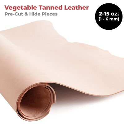 #ad #ad ELW 2 15 oz 1.8 6mm Thick Pre Cut Vegetable Tanned Leather $21.99