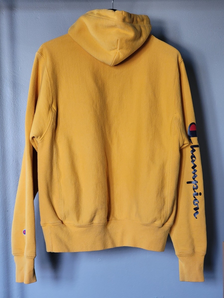 FaZe Clan x Champion Limited Edition Rare Hoodie Yellow Mens Small