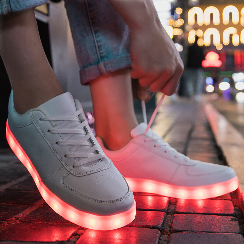 PANTOFOLA D’ORO Scarpe luminose LED scarpe luminose scarpe luminose scarpe da ginnastica colorate scarpe lampeggianti