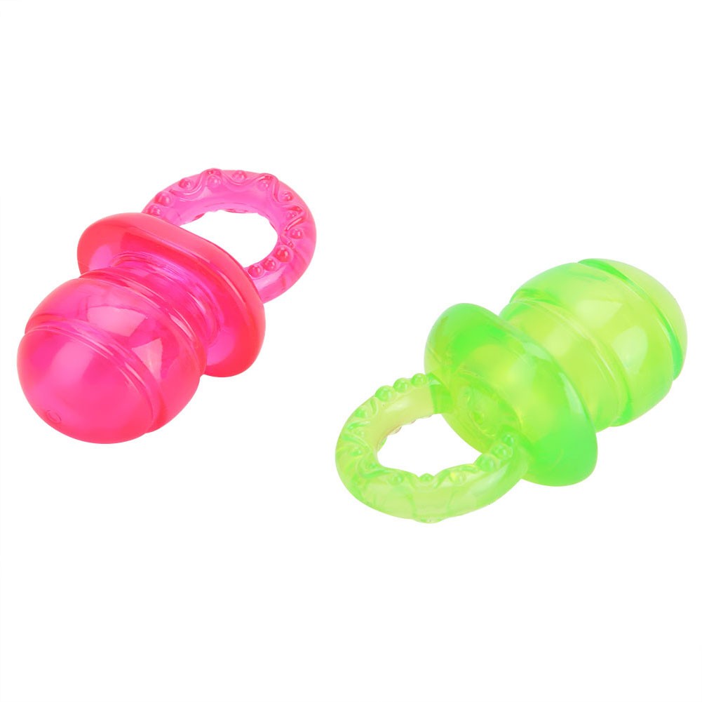 2Pcs Pet Puppy Molar Clean Teeth Toy Pacifier Chew Playing Training Toys For Dog