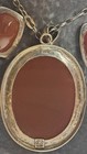 1980's IBB Sterling Silver Carnelian Necklace Earrings Set David Weis Pittsburgh — photo 7
