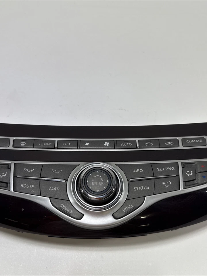 INFINITI M37 2011-2013 consola central delantera interruptor de control de clima OEM Foto 3 de 4