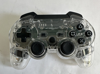 PDP Afterglow Wireless Controller for PlayStation 3 and PC Clear 064-015T TESTED