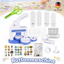 3-in-1 Buttonmaschine Knopfmachermaschine 35-mm-/55-mm Badgemaker Buttonpresse