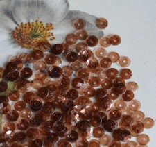 Antique Clear Sequins, Smokey Quartz Brown , ...