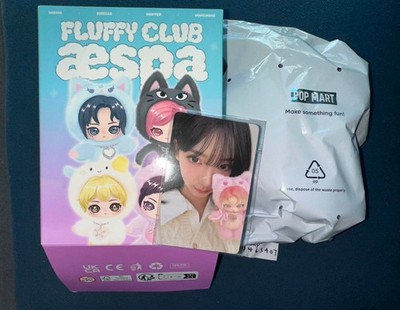AESPA OFFICIAL POP MART BLIND BOX FLUFFY CLUB SERIES JELLY PLUSH