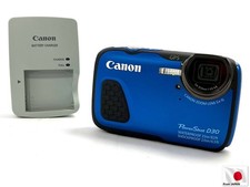 Canon D30 12.1MP Waterproof Compact Digital Camera Blue From JAPAN (67146IS2)R