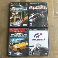 Need For Speed Sony PS2 Lot of 4 Underground 2 Hot Pursuit 2 Carbon Gran Turismo