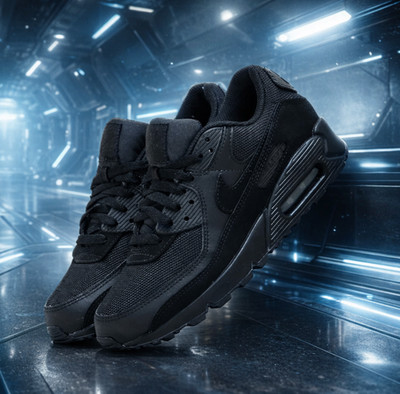 Nike Air Max 90 Recraft Triple Black CN8490-003 Men's Size New