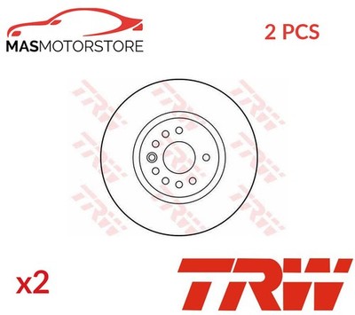 BREMSSCHEIBEN SATZ PAAR VORNE TRW DF2778S 2PCS P FÜR OPEL VECTRA B,VECTRA B CC