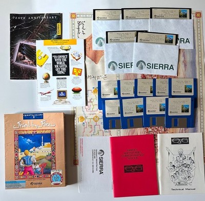 Quest for Glory II 2 - Trial by Fire : IBM PC DOS, Disk Game in Box, Sierra 1991