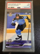 2024-25 Upper Deck PWHL Natalie Spooner Young Guns #63 PSA 9 1st Edition