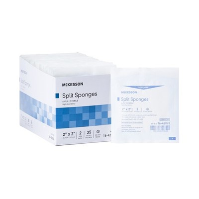 McKesson 6-Ply I.V. Sponge Sterile 2 x 2'' 20 Pack(s) 2  per Pack