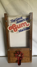 RARE Vintage The Great American Gum Machine Wall Mount Hanging Dispenser