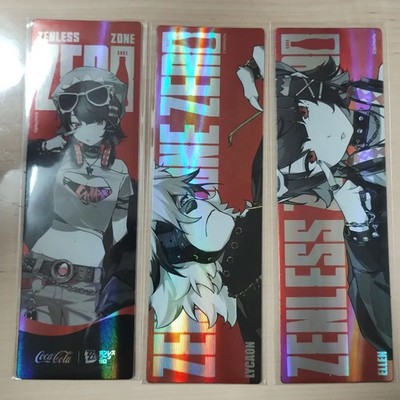 Zenless Zone Zero Coca Cola Family Mart Collaboration Laser Ticket Set of 3 2026