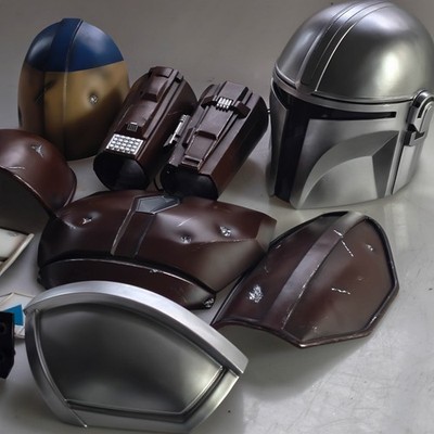 Cos Star Wars The Mandalorian Din Djarin Helmet Armor Costumes Halloween Props