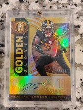 2021 Panini Gold Standard - Golden Gloves Diontae Johnson #GGL-DJ /99 (AU)