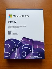 Microsoft Office 365 Home Family boxed 1 Year 6 Users PC/Mac/Phone
