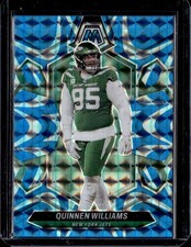 2024 Panini Mosaic #173 Quinnen Williams Mosaic Reactive Blue
