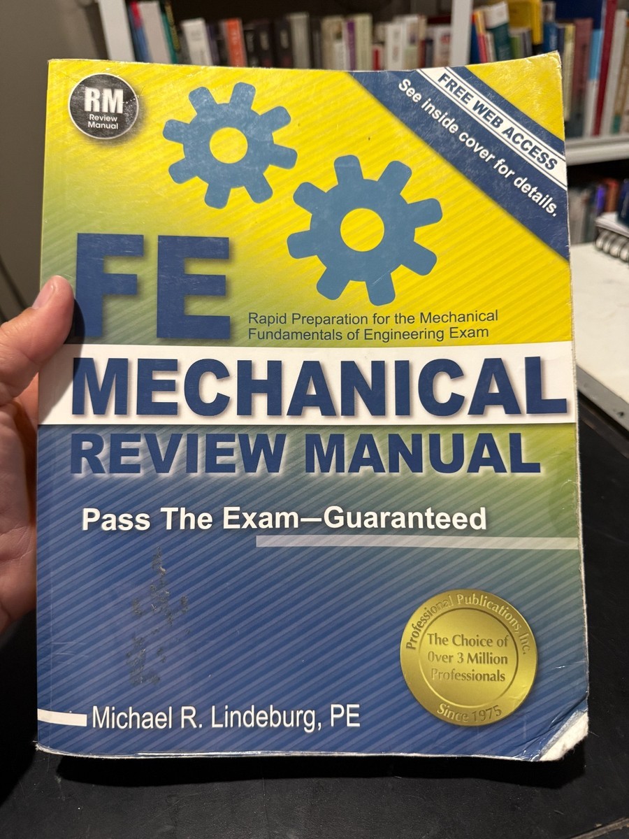 PPI FE Mechanical Review Manual, New Edition by Michael R