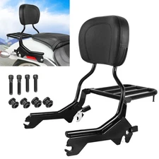 for Harley Fat Boy Breakout 2018+ Quick Release Sissy Bar Backrest Luggage Rack