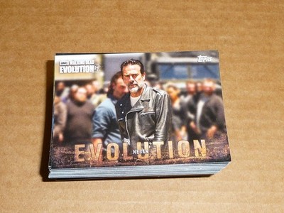 2017 Topps THE WALKING DEAD EVOLUTION COMPLETE BASE SET 100 CARDS