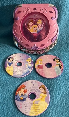 VERY RARE 2000s Disney Princess Portable CD Player TESTED & WORKS