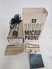 Vintage Shure Brothers 515SA And B Patented Dynamic Microphone USA