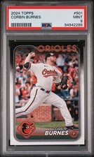 2024 TOPPS #501 CORBIN BURNES PSA 9