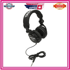 TASCAM TH-02 Professional Studio Monitor Headphones Over Ear with 1/4 Inch Ad...