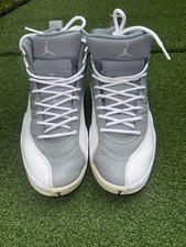 Nike Air Jordan 12 Retro Stealth Grey White C...