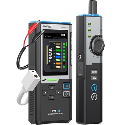 FNIRSI LPM-10A Digital Network Cable Tracker POE Tester RJ45 RJ11 Line Finder