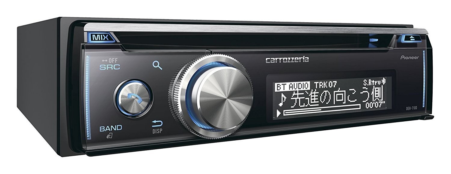 Pioneer Carrozzeria DEH-7100 1DIN CD USB Bluetooth Car Stereo New