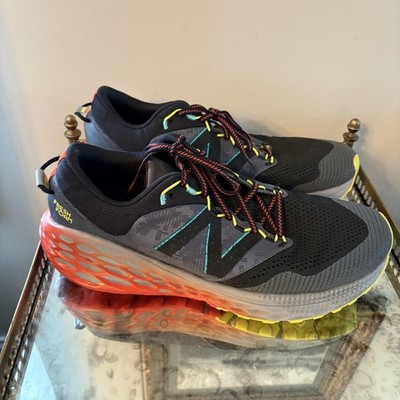 New Balance Fresh Foam More TR Shoes Mens Size 14 Gray Yellow Red Trail Running
