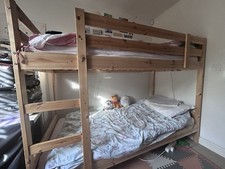 Ikea Mydal Bunk Bed, pine, 90X200, Without mattress