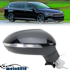 Außenspiegel Für VW Passat B8 2015–2022 Beheizt Pfützen Lampe 9-polig Rechts