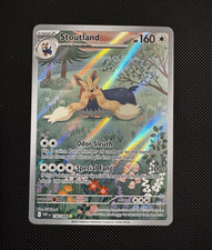 Pokemon TCG Stoutland 156/086 White Flare Illustration Rare Holo English on eBay