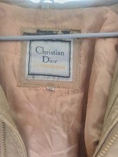 Vintage CHRISTIAN DIOR Leather Jacket Size 38