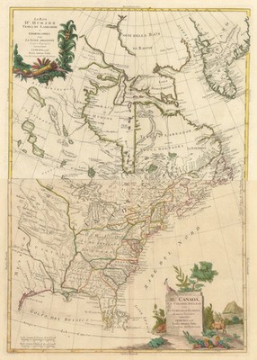 Eastern North America 1778 Vintage Historic Map Poster Print