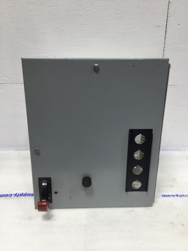 GE 8000 GEH-4961 3 Phase 480 VAC 12" MCC Bucket 15 HP with On-Off Handle & Reset
