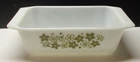 Vintage Pyrex 913 Spring Blossom Crazy Daisy Bread Loaf Pan 8.5" x 4.5" x 2.5"