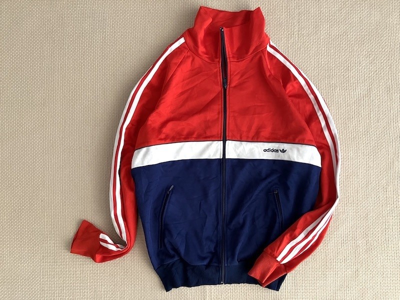 1 Item 80S Adidas Made In West Germany Vintage Gloss Tricolor Jersey 177 Opti Zi
